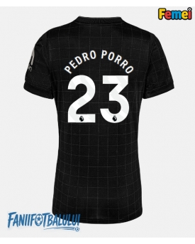 Tottenham Hotspur Pedro Porro #23 Tricou Fotbal Replică 2025-26 Femei Deplasare